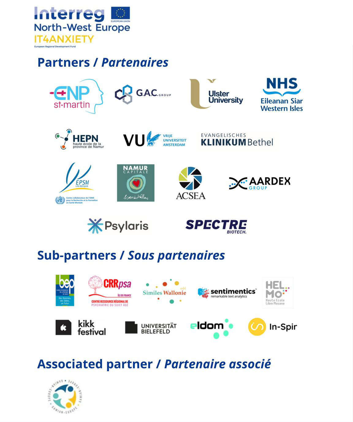 logos partenaires